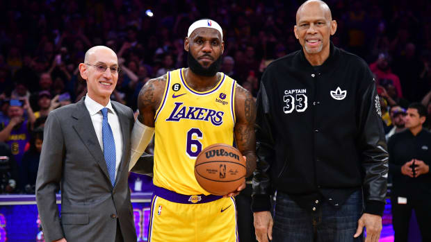 adam silver lebron james kareem abdul jabbar